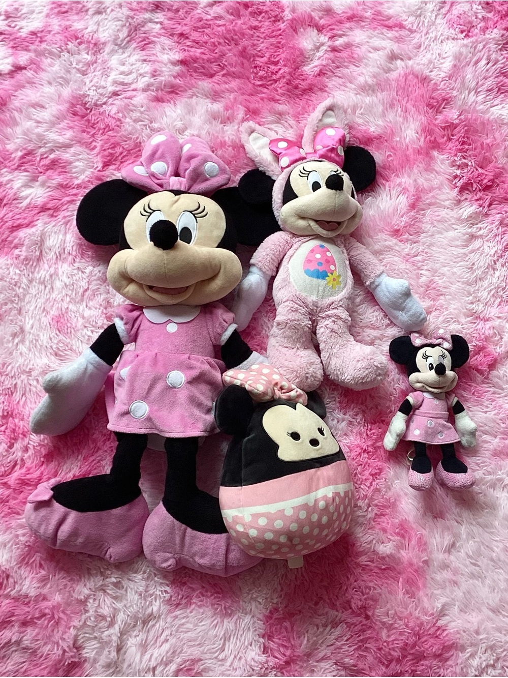 Disney Pink Minnie Mouse Plush Toy Set - Pink
